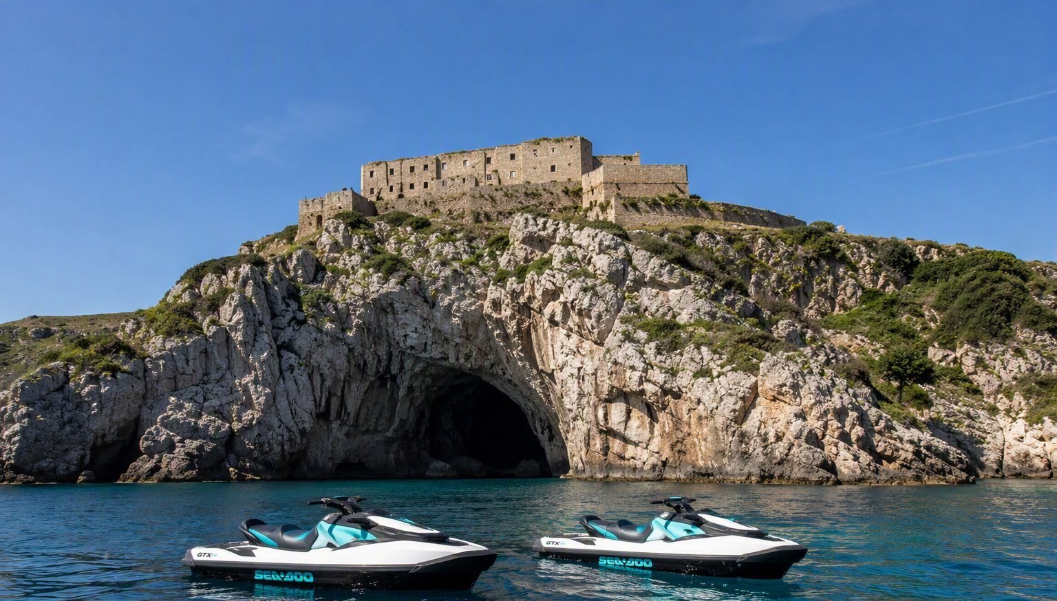 Sazan Island & Haxhi Ali Cave Tour